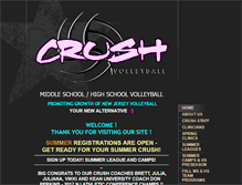 Tablet Screenshot of crushvb.com